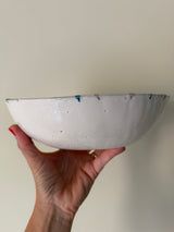 Blue/ grey large bowl - deep bowl