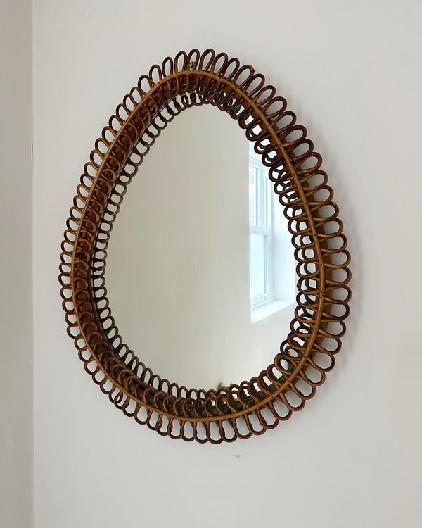 Albini Pretzel tear drop mirror