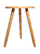 Oak Bamboo Table- natural and dark