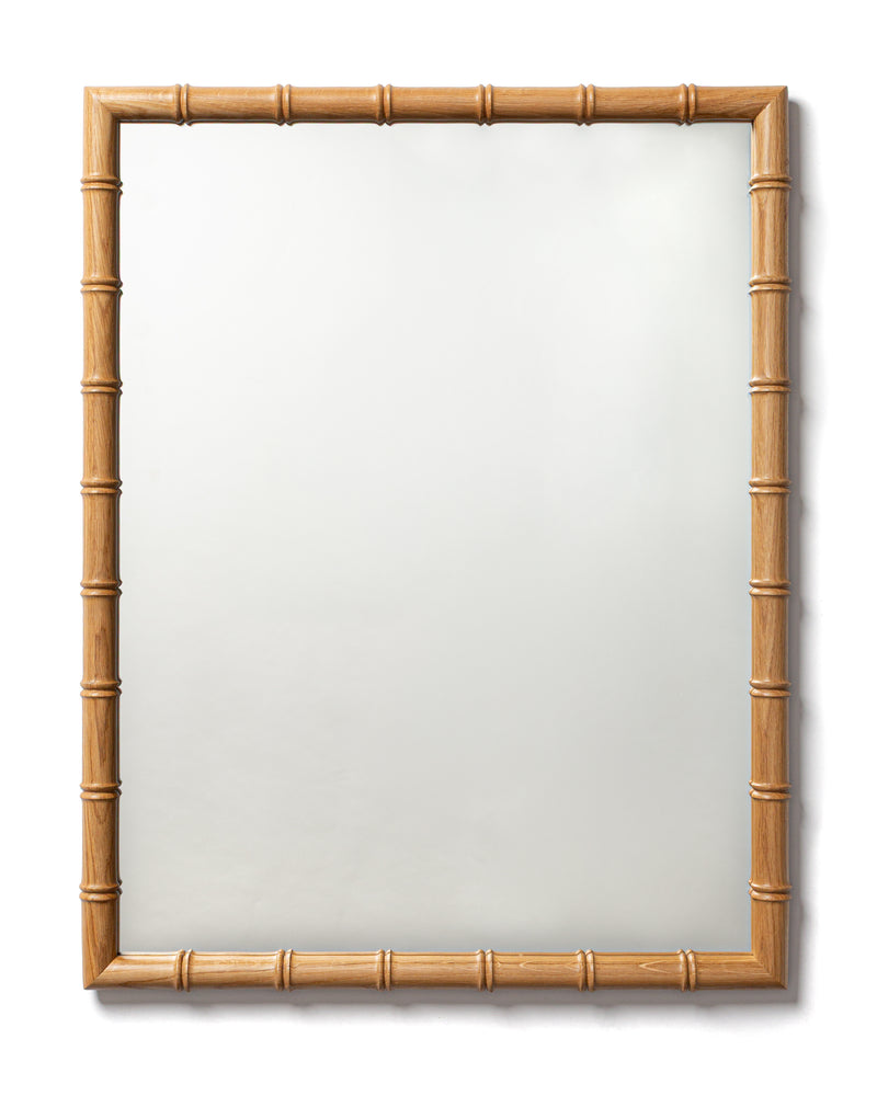 Oak Bamboo Mirror - Natural and Dark