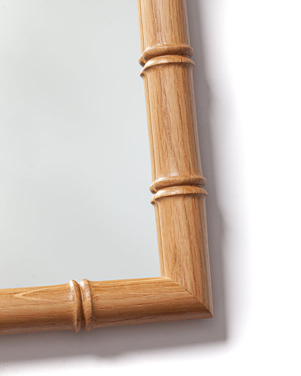 Oak Bamboo Mirror - Natural and Dark