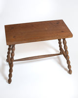 French Oak Bobbin Side Table