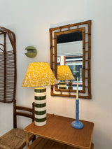 1950s Large Double edged Bamboo mirror