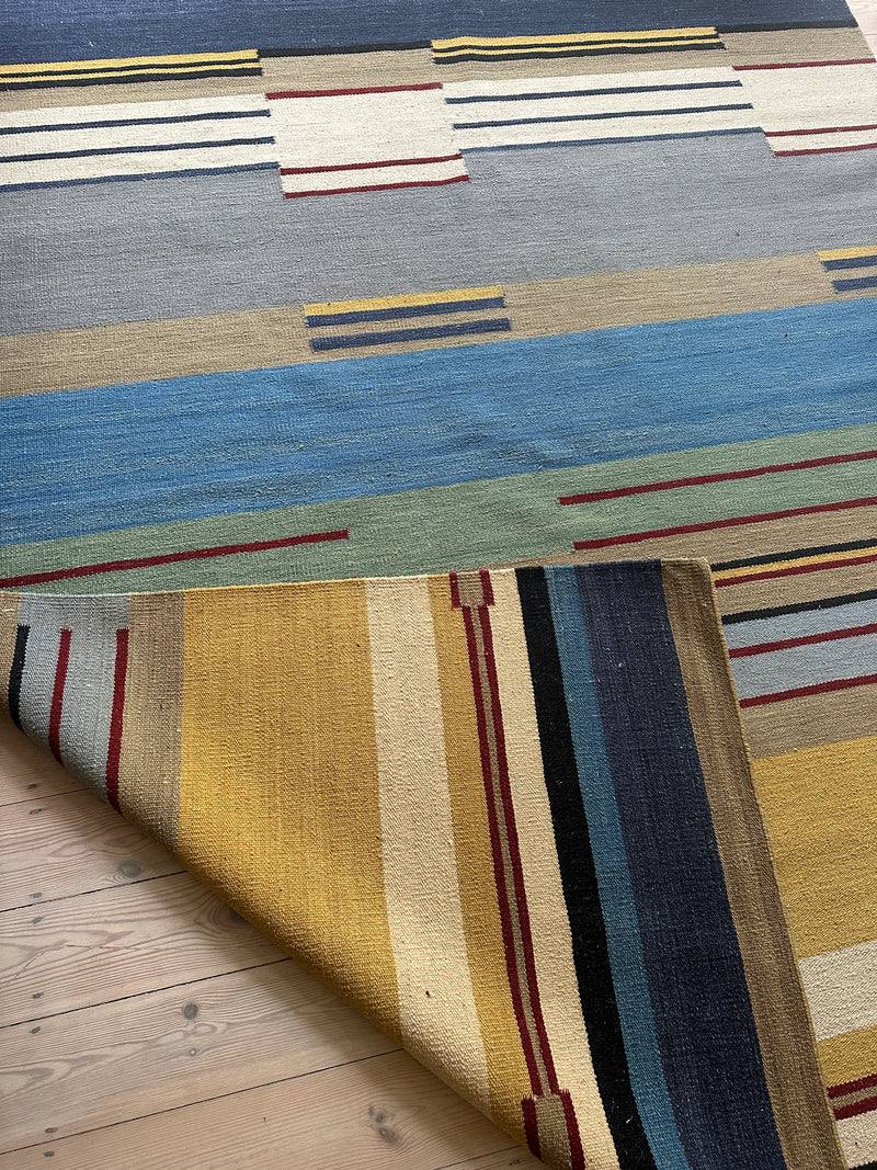 GUNTA STOLZL, '447'
Hand-woven flat-weave rug