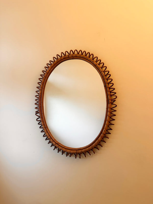 Bonacina Spiral Bamboo Mirror