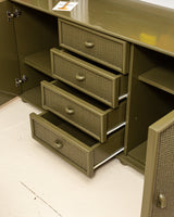 Restored lacquered vintage sideboard