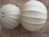 Pair of Castiglioni cocoon light -