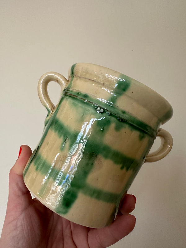 Small Quadro Pot. Green. Seconds