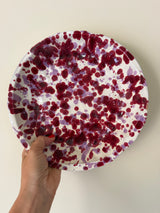 Red/pink large - shallow bowl