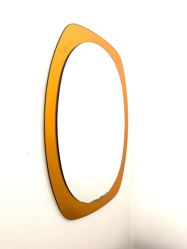 Antonio Lupi amber glass mirror