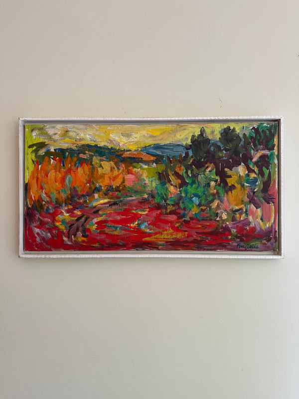 The Mountain Road, Swedish oil by Bentolle Oldinger