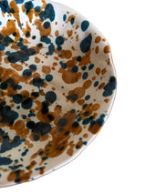 Ink/mustard medium - shallow bowl