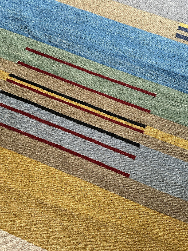 GUNTA STOLZL, '447'
Hand-woven flat-weave rug