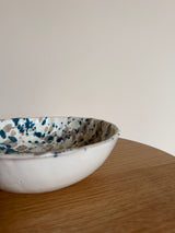 Blue/ grey large bowl - deep bowl