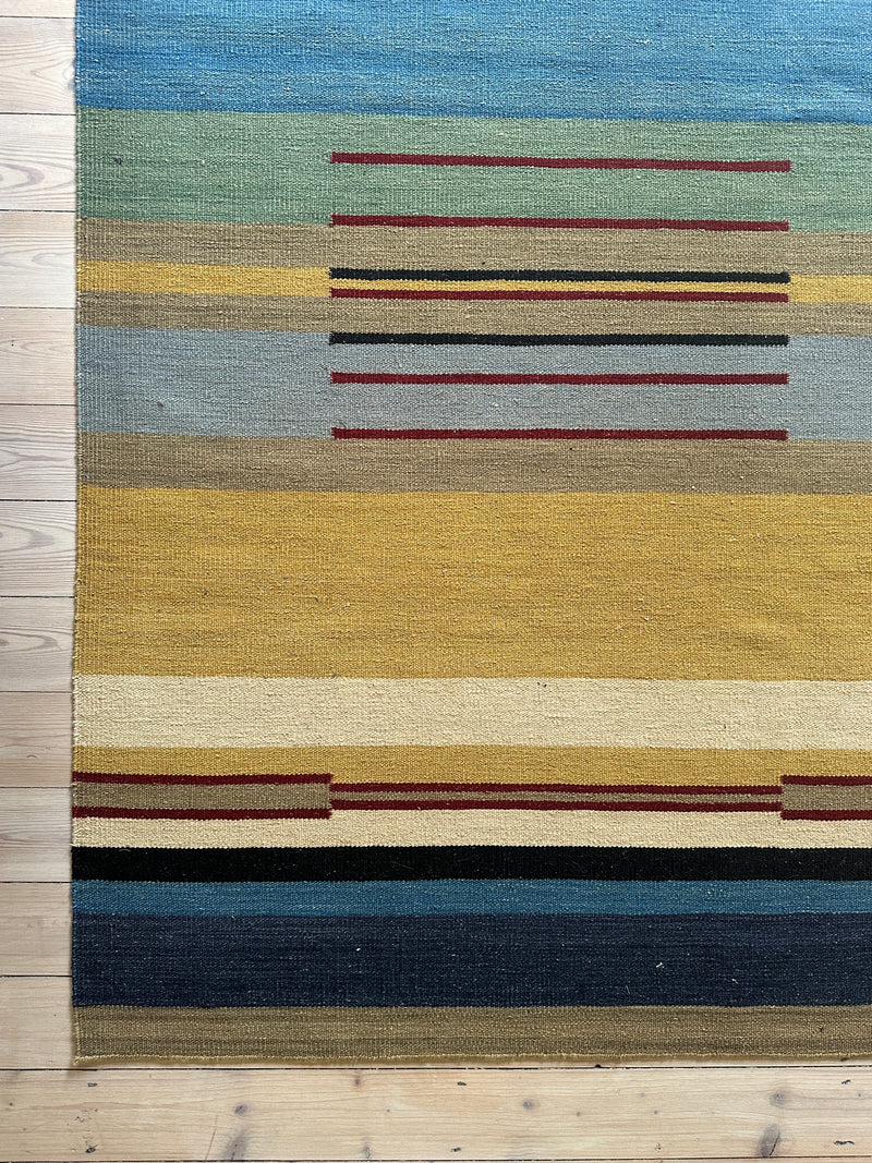 GUNTA STOLZL, '447'
Hand-woven flat-weave rug