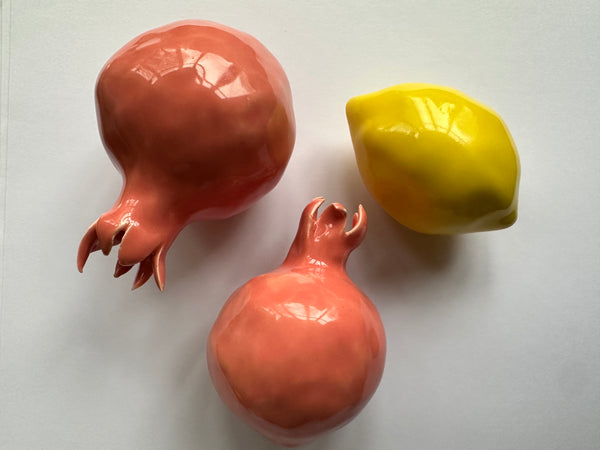 Ceramic Pomegranate by Sarah Roberts
