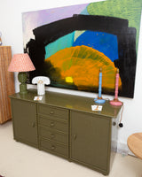 Restored lacquered vintage sideboard