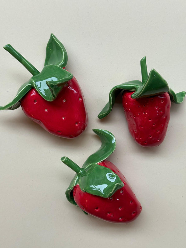 Ceramic Strawberries 🍓