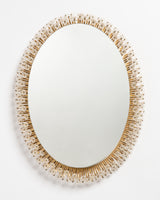 Emil Stejnar illuminated extra large crystal mirror, 1950