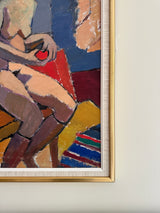 The Apple. Swedish nude, oil on panel. John Hedman