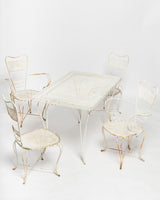 Vintage French Metal Garden Set att. Matégot