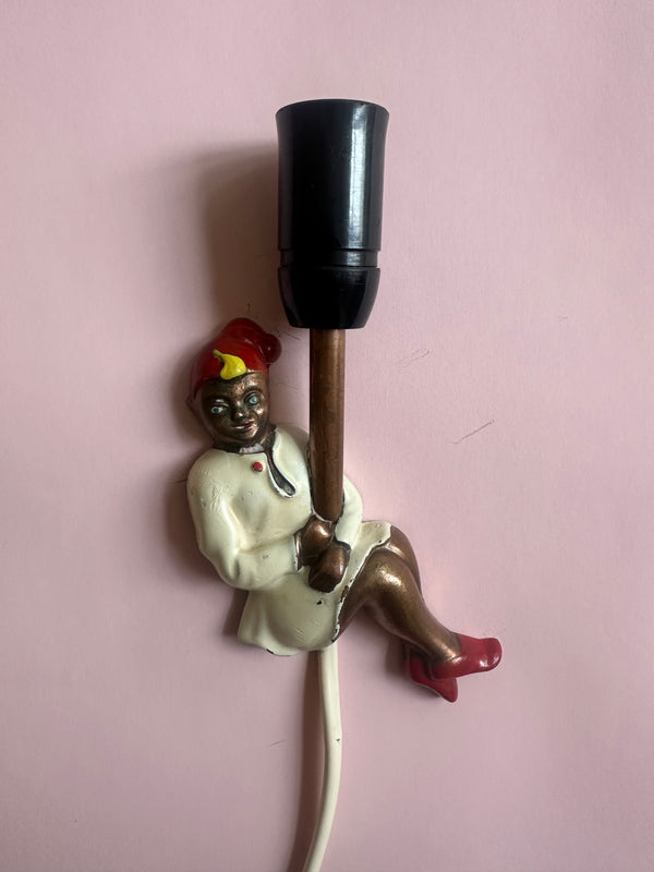 1950s The Boy in the Red Socks Die-Cast wall light