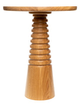 Naked Oak Ribbed Table