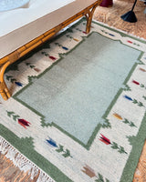 1960s Swedish Flat-weave rug